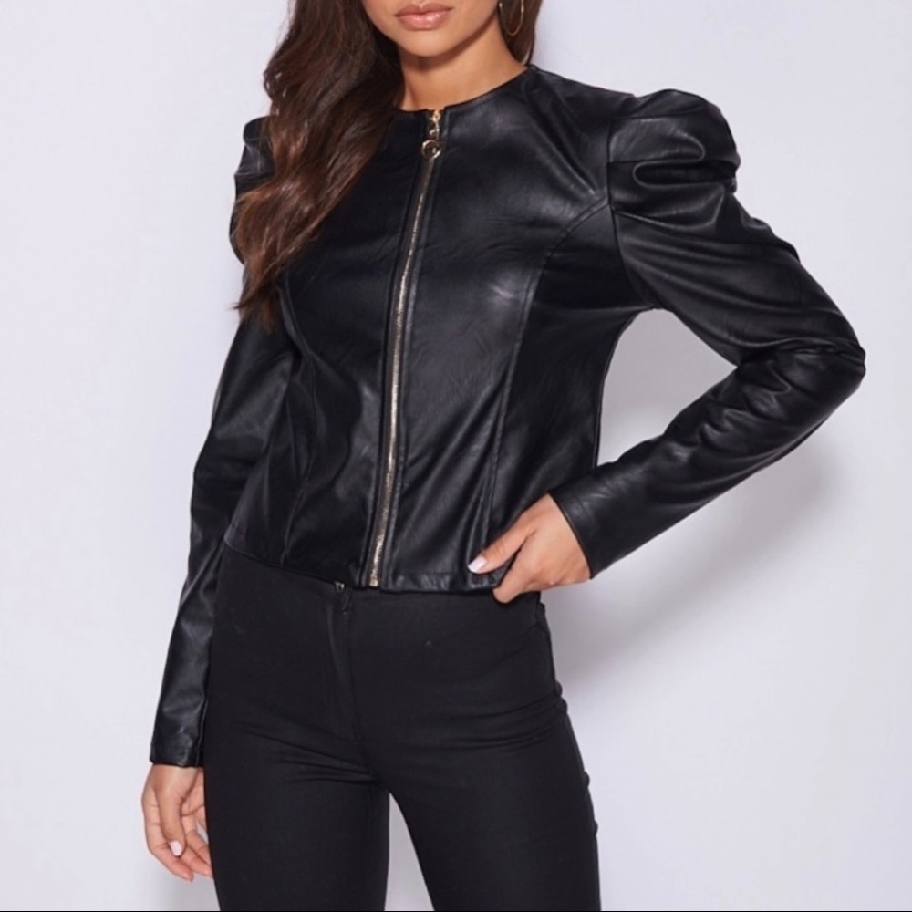Faux Leather Jacket